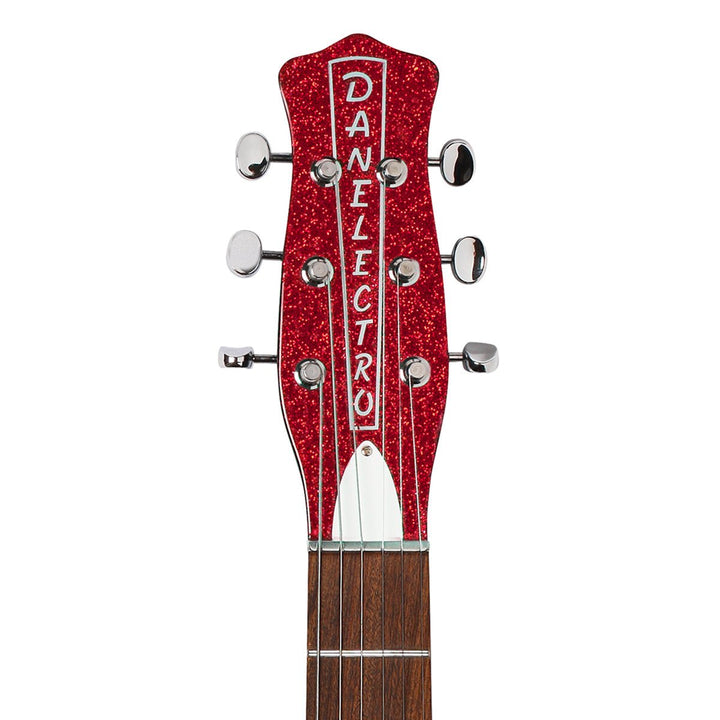 Danelectro '59M NOS Electric Guitar ~ Red Metal Flake - Ev - Entz Music