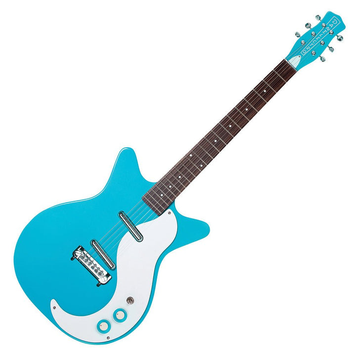 Danelectro '59M NOS Guitar ~ Baby Come Back Blue - Ev - Entz Music