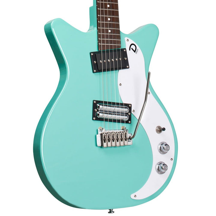 Danelectro 59XT Guitar with Vibrato ~ Aqua - Ev - Entz Music