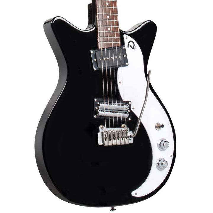 Danelectro 59XT Guitar with Vibrato ~ Gloss Black - Ev - Entz Music