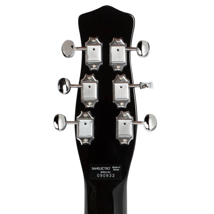 Danelectro Blackout '59M NOS+ Electric Guitar ~ Black Metalflake - Ev - Entz Music