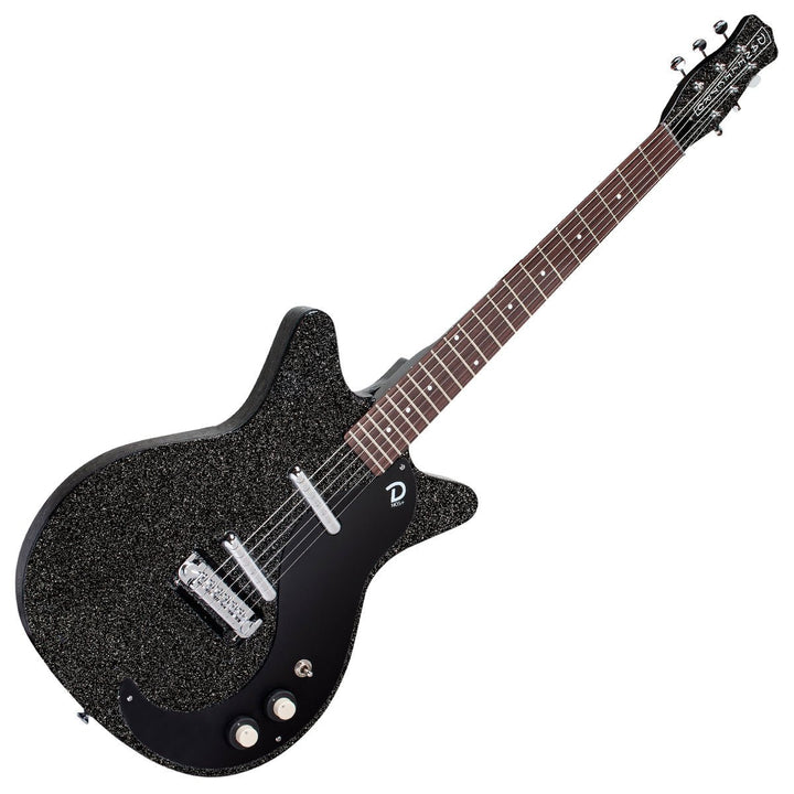 Danelectro Blackout '59M NOS+ Electric Guitar ~ Black Metalflake - Ev - Entz Music