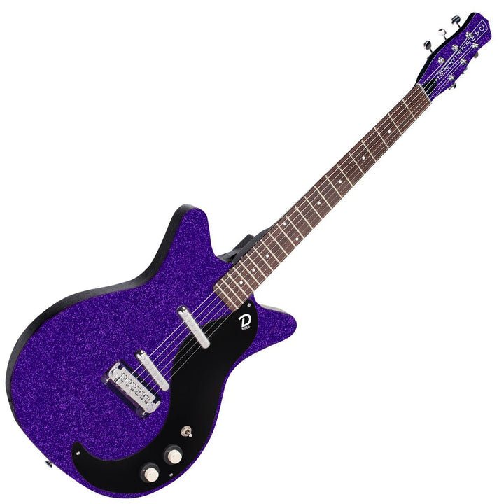 Danelectro Blackout '59M NOS+ Electric Guitar ~ Purple Metalflake - Ev - Entz Music
