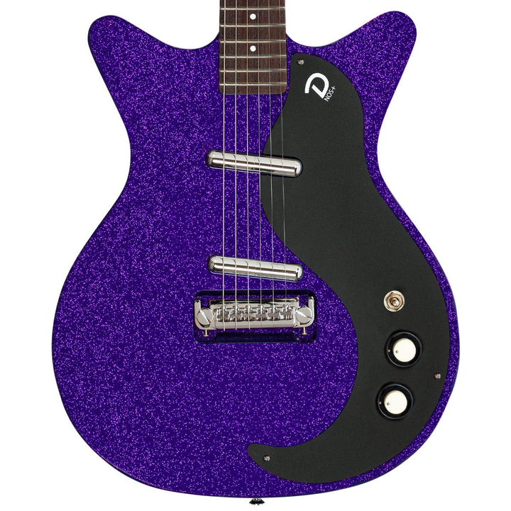 Danelectro Blackout '59M NOS+ Electric Guitar ~ Purple Metalflake - Ev - Entz Music