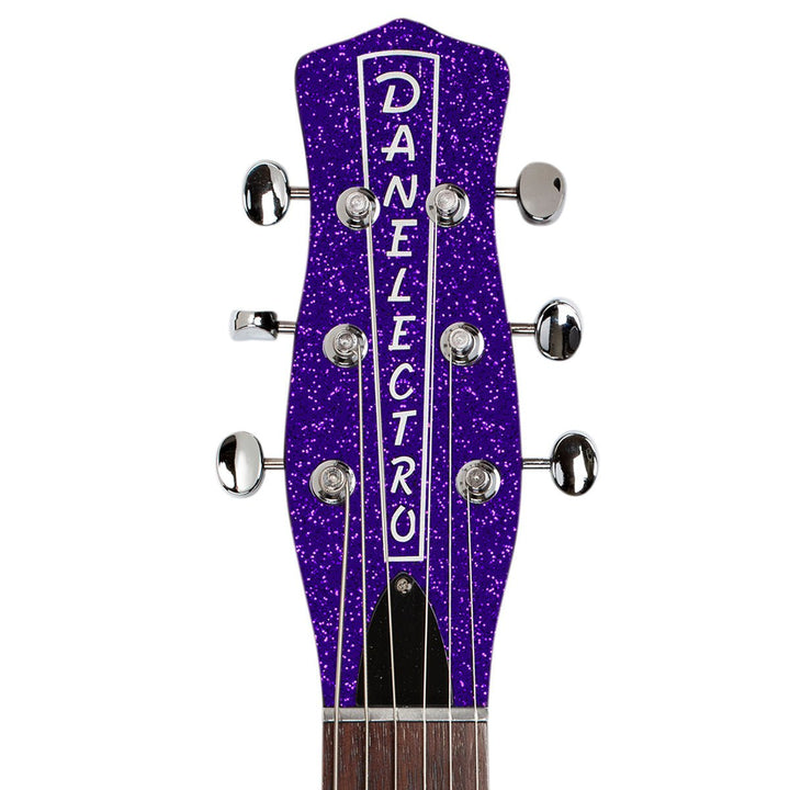 Danelectro Blackout '59M NOS+ Electric Guitar ~ Purple Metalflake - Ev - Entz Music