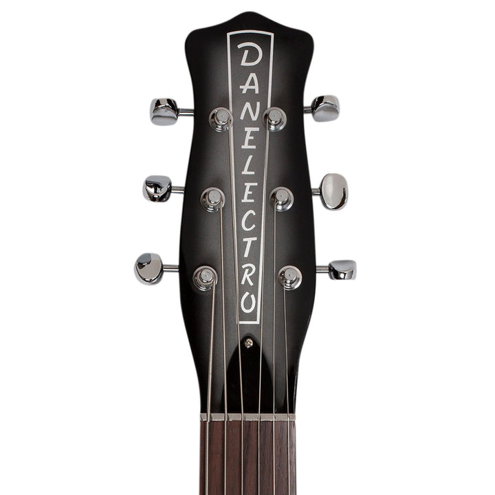 Danelectro Longhorn Baritone Electric Guitar ~ Blackburst - Ev - Entz Music