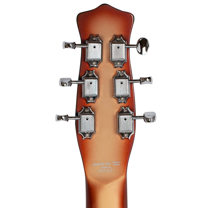 Danelectro Longhorn Baritone Electric Guitar ~ Copperburst - Ev - Entz Music