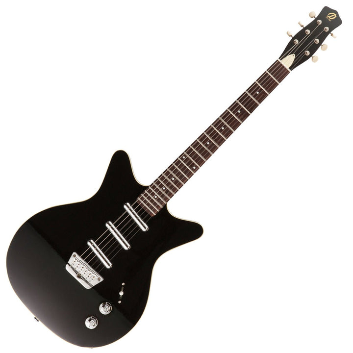 Danelectro Triple Divine Guitar ~ Black - Ev - Entz Music