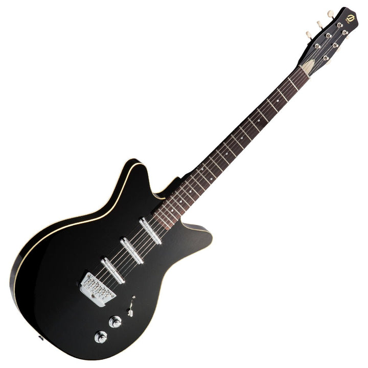 Danelectro Triple Divine Guitar ~ Black - Ev - Entz Music