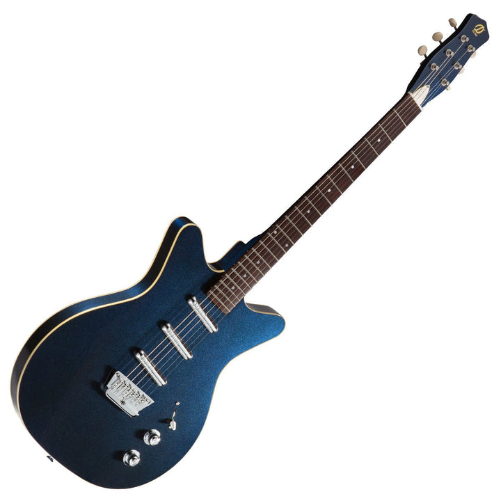 Danelectro Triple Divine Guitar ~ Metallic Blue - Ev - Entz Music