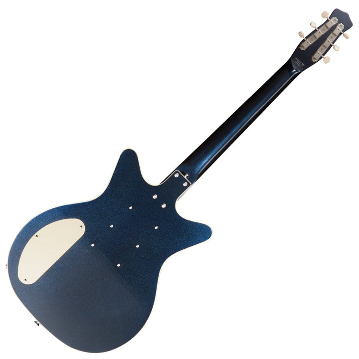 Danelectro Triple Divine Guitar ~ Metallic Blue - Ev - Entz Music