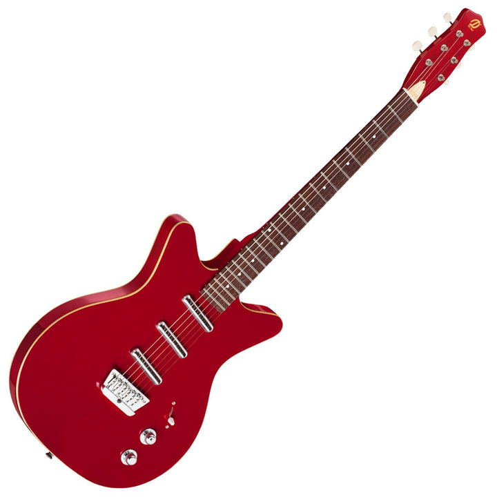 Danelectro Triple Divine Guitar ~ Red - Ev - Entz Music