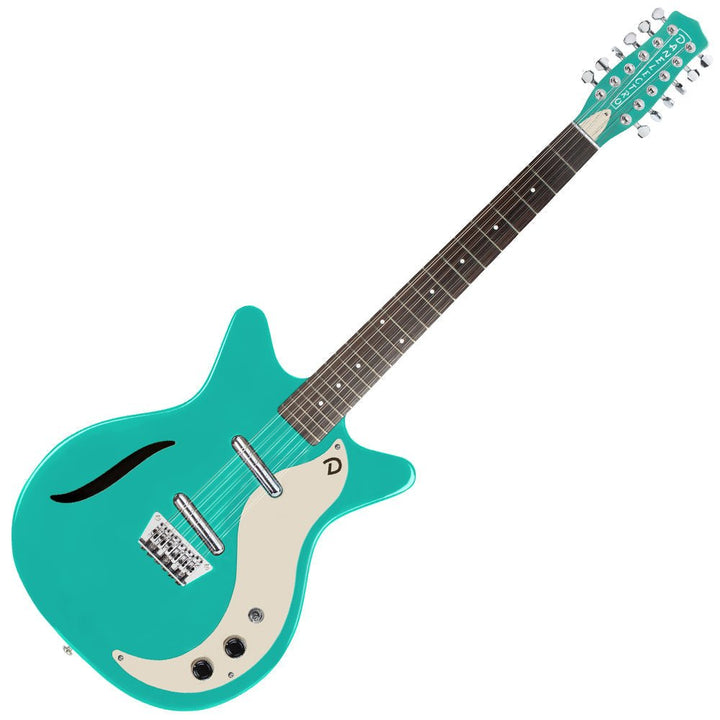 Danelectro Vintage 12 String Guitar ~ Dark Aqua - Ev - Entz Music