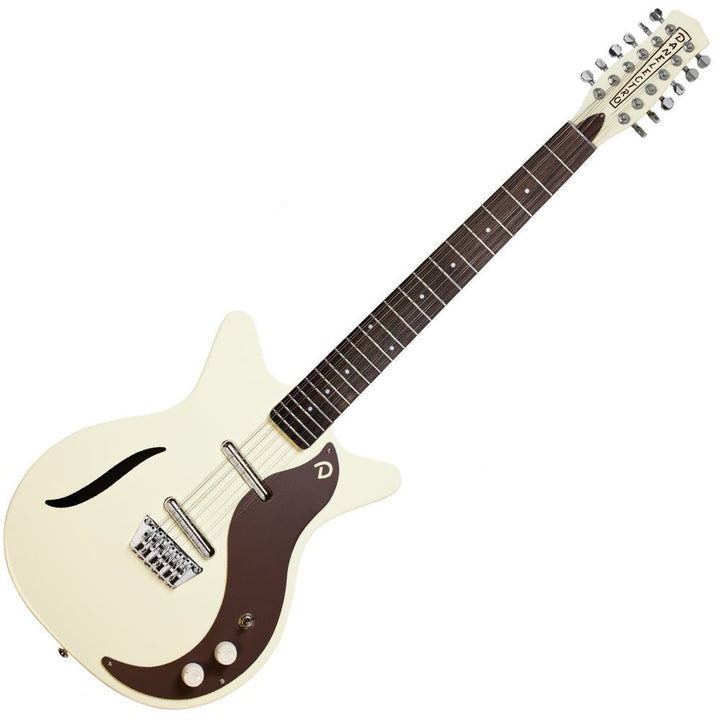 Danelectro Vintage 12 String Guitar ~ Vintage White - Ev - Entz Music