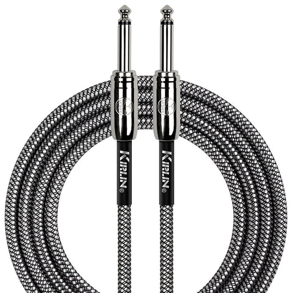KIRLIN 20 FT STRAIGHT CABLE - BLACK/SILVER