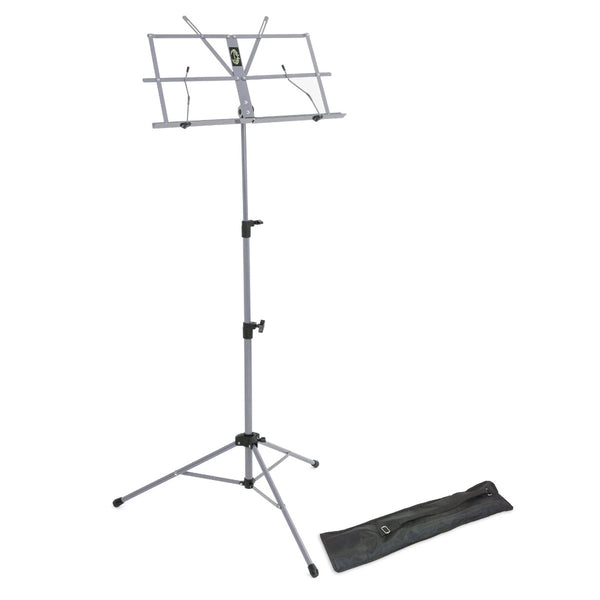 Lawrence lightweight folding music stand - Silver grey