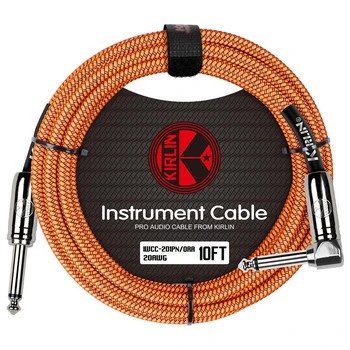 KIRLIN 10FT ANGLED CABLE - ORANGE