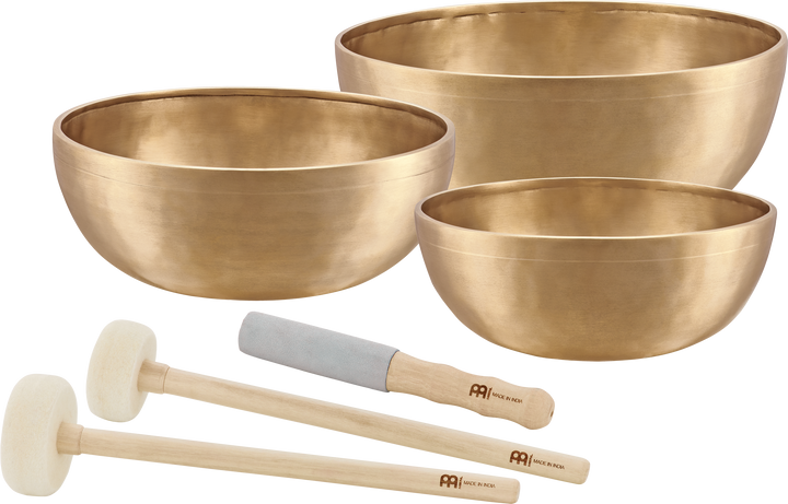 MEINL Sonic Energy Singing Bowl Set - ENERGY SERIES - Consists of: 3 Singing Bowls