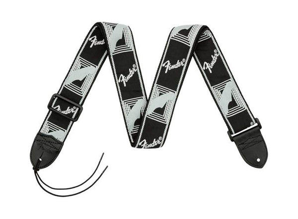 Fender 2" Monogrammed guitar strap Black/Light Grey/Dark Grey