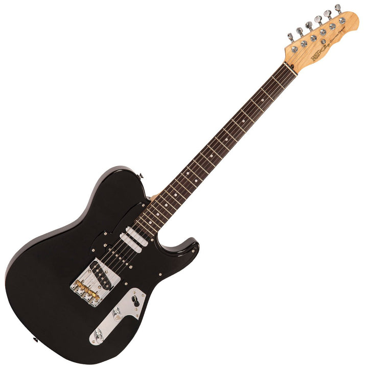 Fret - King Country Squire Music Row – Gloss Black, Nashville - Inspired Electric Guitar with Custom Pickups - Ev - Entz Music