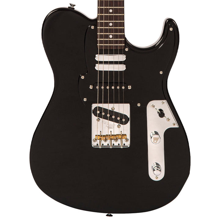 Fret - King Country Squire Music Row – Gloss Black, Nashville - Inspired Electric Guitar with Custom Pickups - Ev - Entz Music