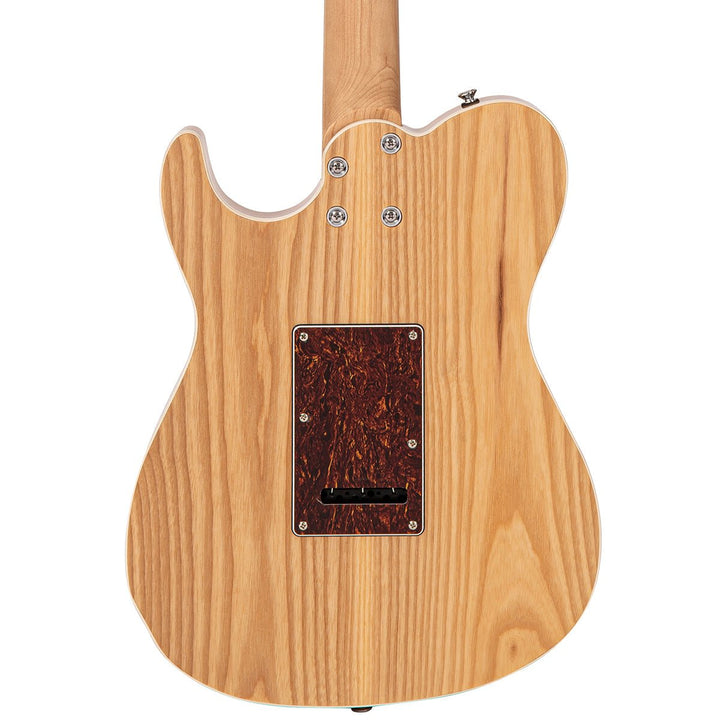 Fret - King Country Squire Semitone De Luxe - Chambered Alder Electric Guitar with Wilkinson Vibrato (Natural Ash) - Ev - Entz Music