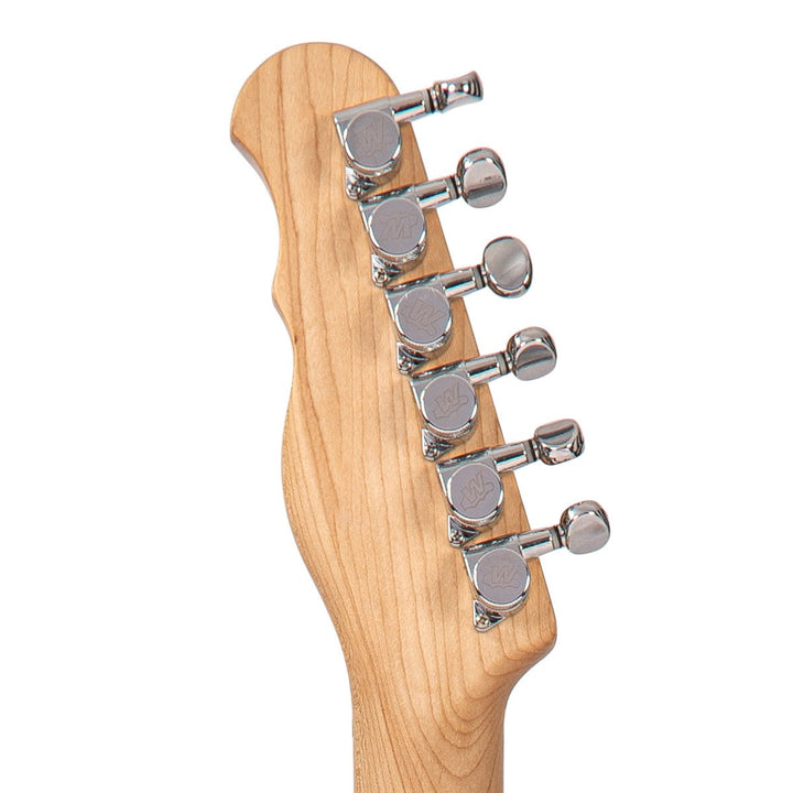 Fret - King Country Squire Semitone De Luxe - Chambered Alder Electric Guitar with Wilkinson Vibrato (Natural Ash) - Ev - Entz Music