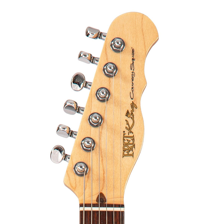 Fret - King Country Squire Semitone De Luxe ~ Honeyburst - Ev - Entz Music