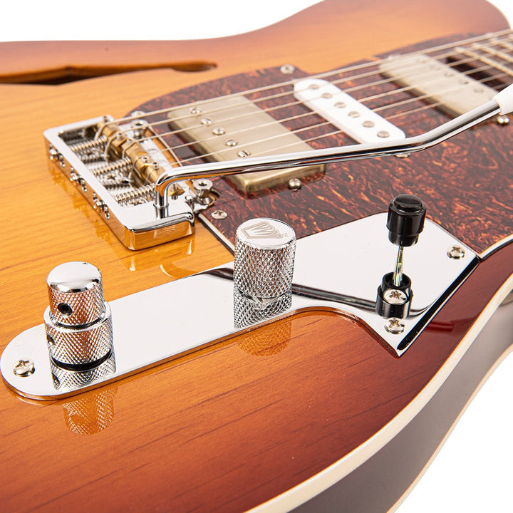 Fret - King Country Squire Semitone De Luxe ~ Honeyburst - Ev - Entz Music