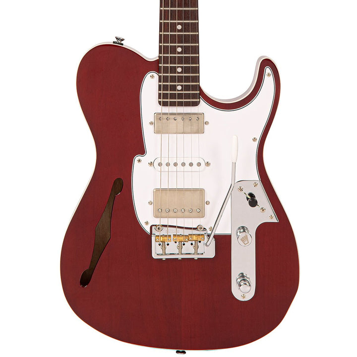 Fret - King Country Squire Semitone De Luxe ~ Thru Red - Ev - Entz Music