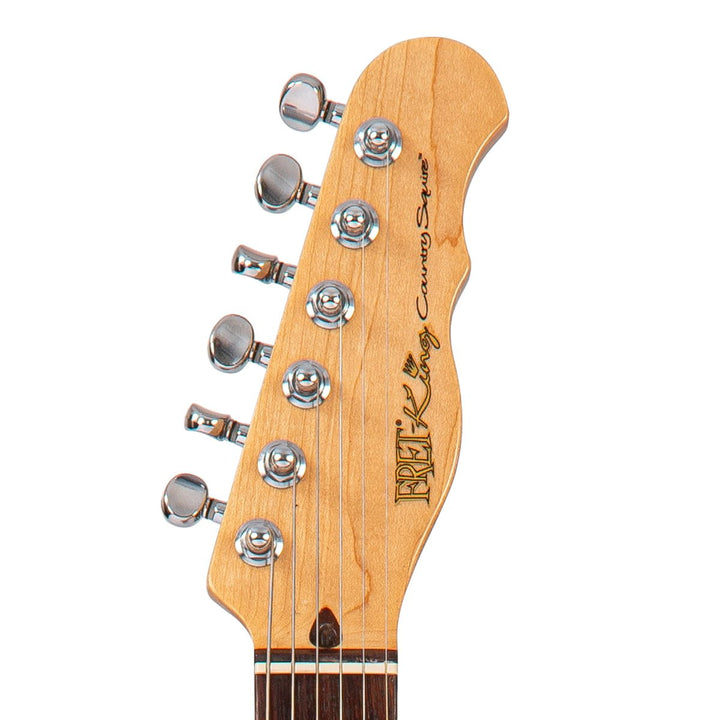 Fret - King Country Squire Semitone De Luxe ~ Thru Red - Ev - Entz Music