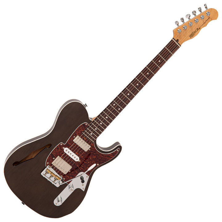 Fret - King Country Squire Semitone De Luxe – Versatile Semi - Hollow Electric Guitar with Wilkinson Hardware - Ev - Entz Music