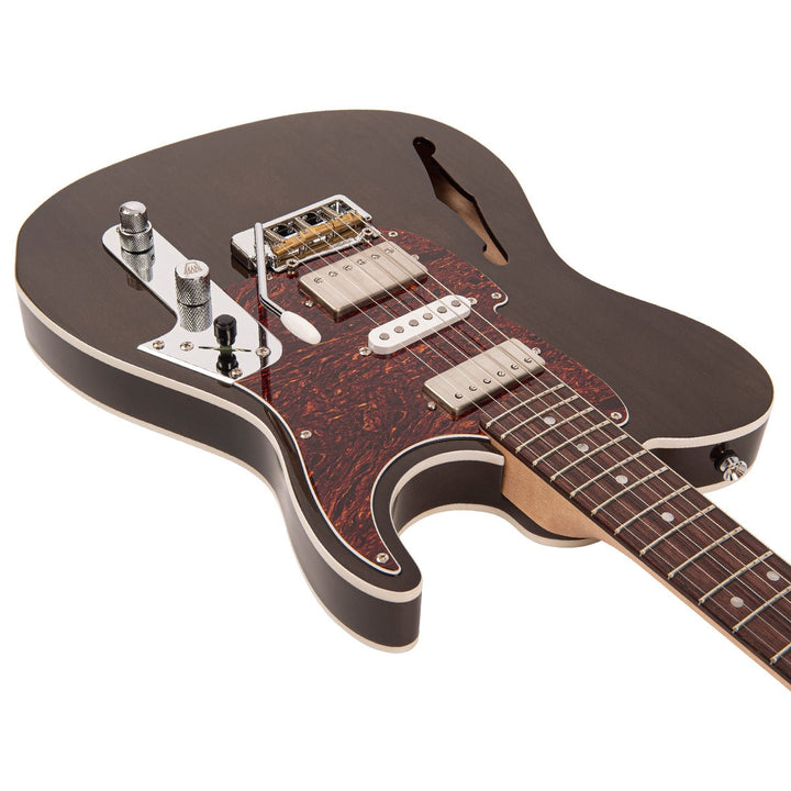Fret - King Country Squire Semitone De Luxe – Versatile Semi - Hollow Electric Guitar with Wilkinson Hardware - Ev - Entz Music