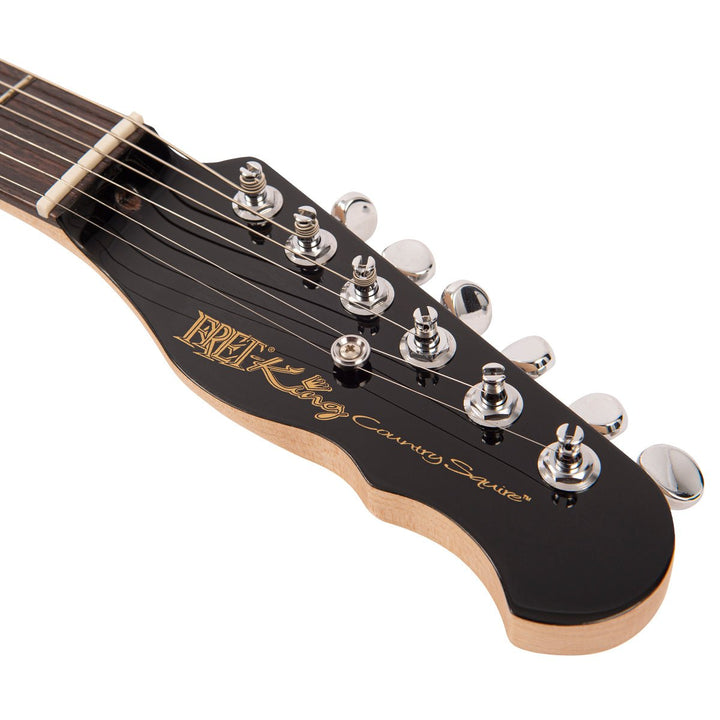 Fret - King Country Squire Stealth ~ Gloss Black - Ev - Entz Music