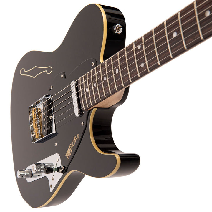 Fret - King Country Squire Stealth ~ Gloss Black - Ev - Entz Music
