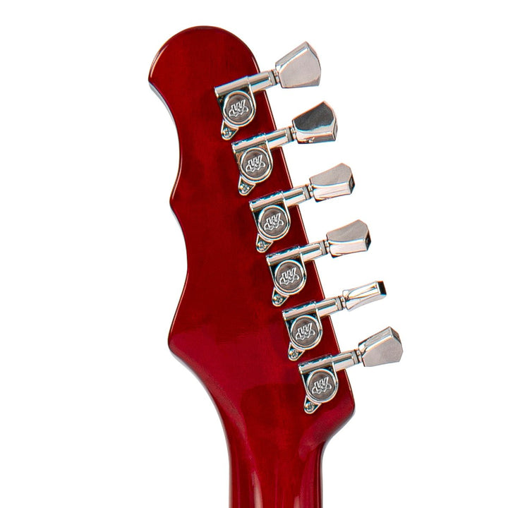 Fret - King Elise Custom with vintage style Vibrato ~ Cherry Red - Ev - Entz Music