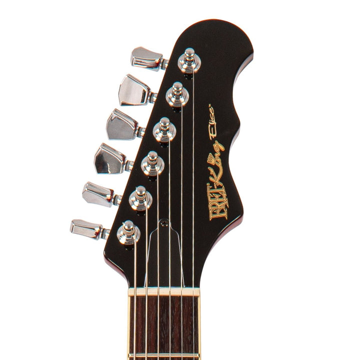 Fret - King Elise Custom with vintage style Vibrato ~ Cherry Red - Ev - Entz Music