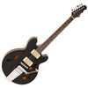Fret - King Elise Custom with vintage style Vibrato ~ Gloss Black - Ev - Entz Music