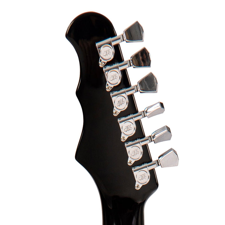 Fret - King Elise Custom with vintage style Vibrato ~ Gloss Black - Ev - Entz Music