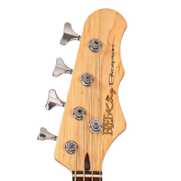 Fret - King Perception Custom Bass ~ Original Classic Burst - Ev - Entz Music