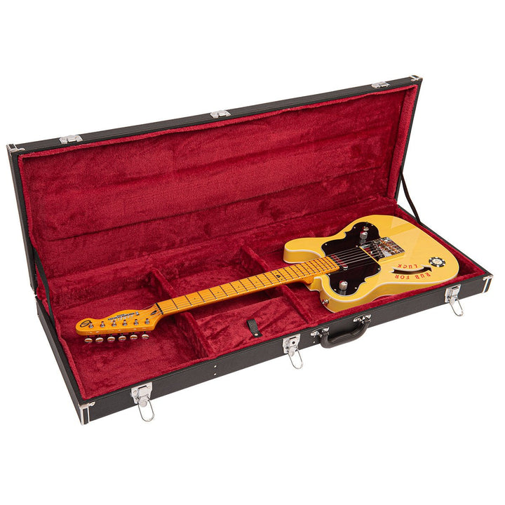 Joe Doe 'Gambler' Electric Guitar by Vintage ~ Butterscotch with Case - Ev - Entz Music