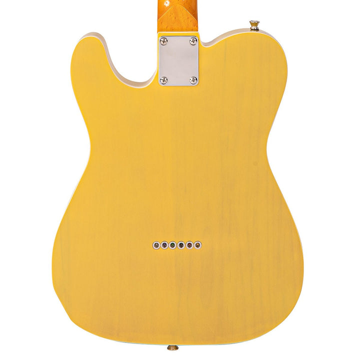Joe Doe 'Gambler' Electric Guitar by Vintage ~ Butterscotch with Case - Ev - Entz Music
