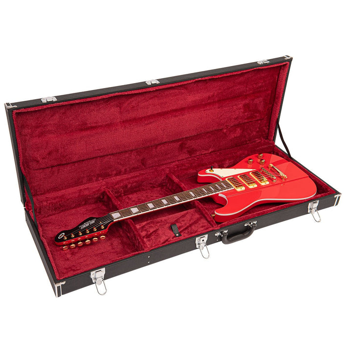 Joe Doe 'Gas Jockey' Electric Guitar by Vintage ~ Gas Pump Red with Case - Ev - Entz Music