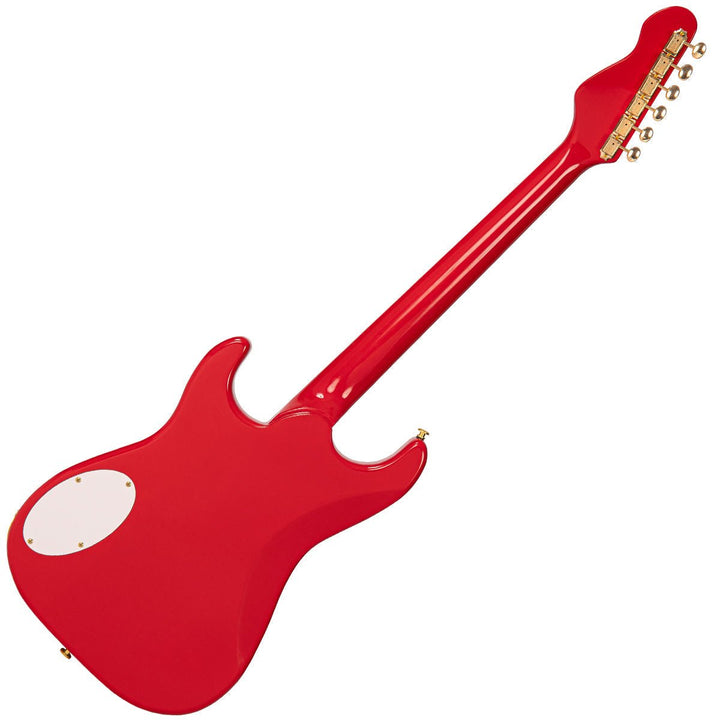 Joe Doe 'Gas Jockey' Electric Guitar by Vintage ~ Gas Pump Red with Case - Ev - Entz Music