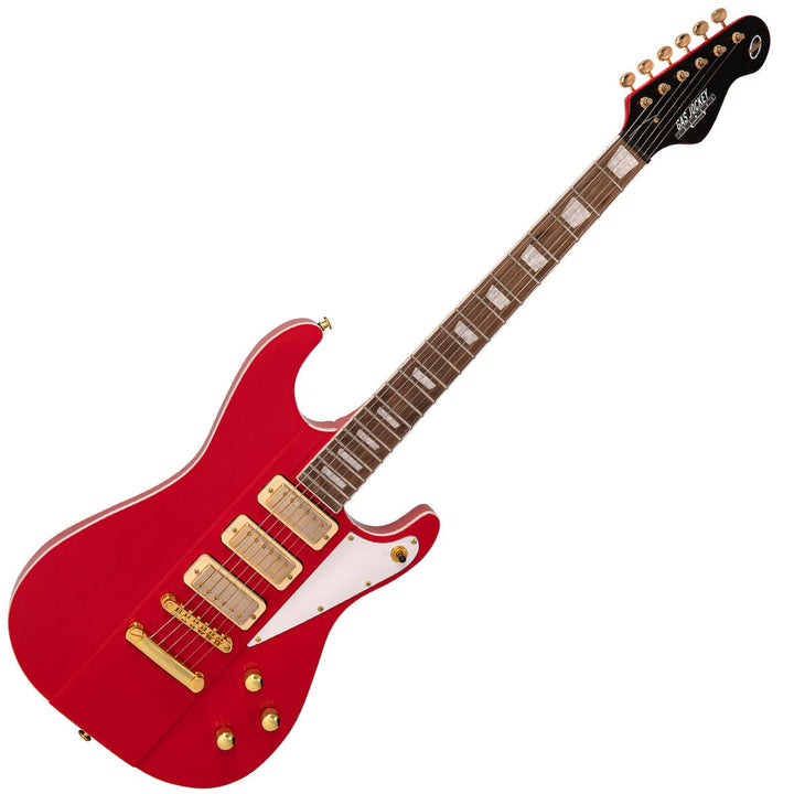 Joe Doe 'Gas Jockey' Electric Guitar by Vintage ~ Gas Pump Red with Case - Ev - Entz Music