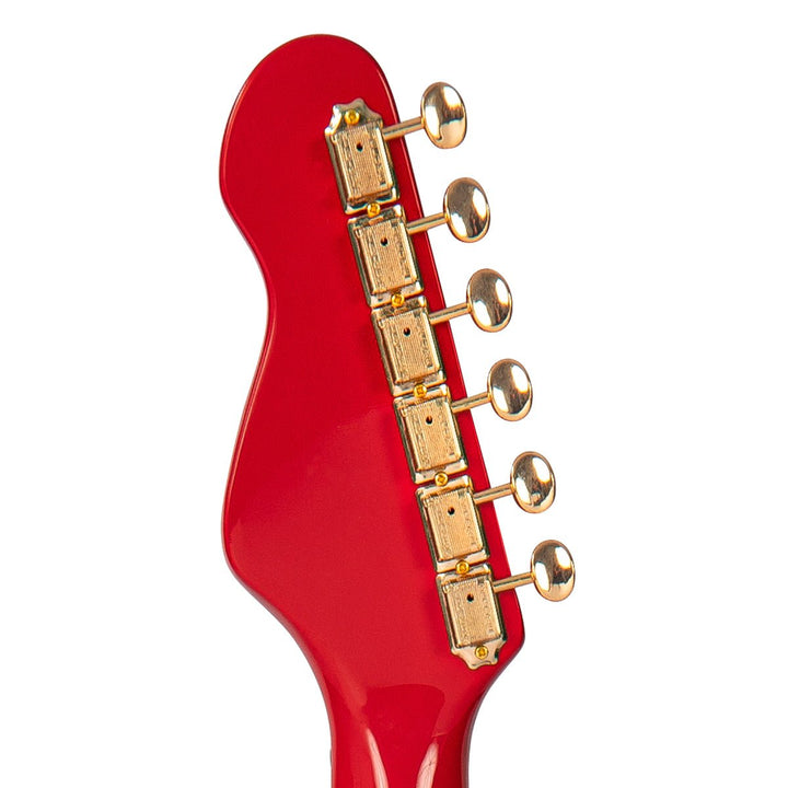 Joe Doe 'Gas Jockey' Electric Guitar by Vintage ~ Gas Pump Red with Case - Ev - Entz Music
