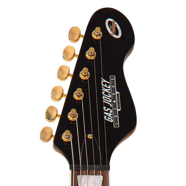 Joe Doe 'Gas Jockey' Electric Guitar by Vintage ~ Sparkling Gold Sand with Case - Ev - Entz Music
