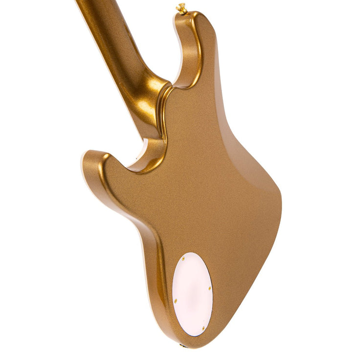 Joe Doe 'Gas Jockey' Electric Guitar by Vintage ~ Sparkling Gold Sand with Case - Ev - Entz Music