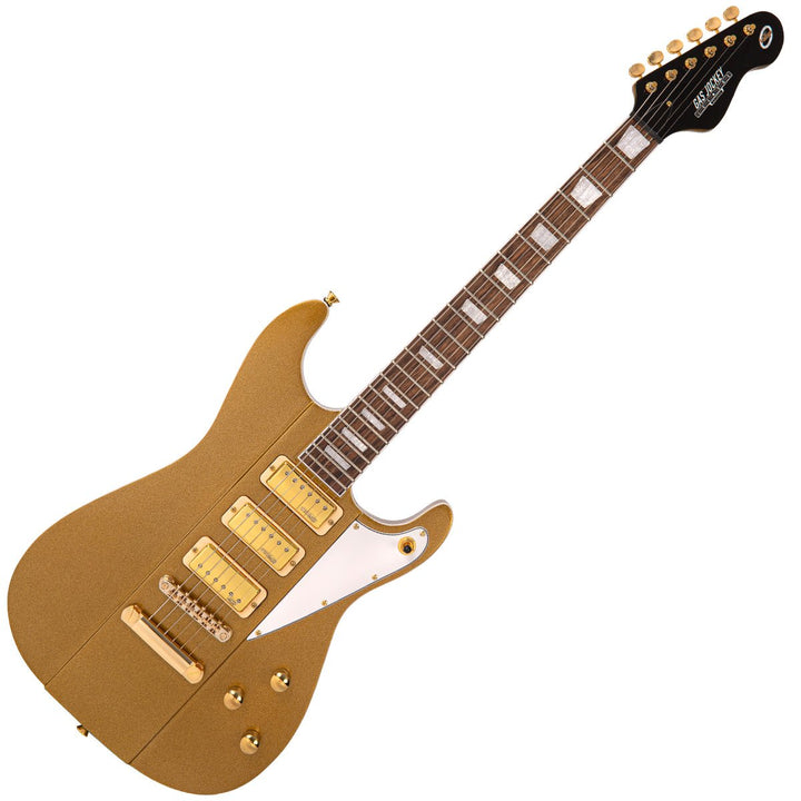 Joe Doe 'Gas Jockey' Electric Guitar by Vintage ~ Sparkling Gold Sand with Case - Ev - Entz Music