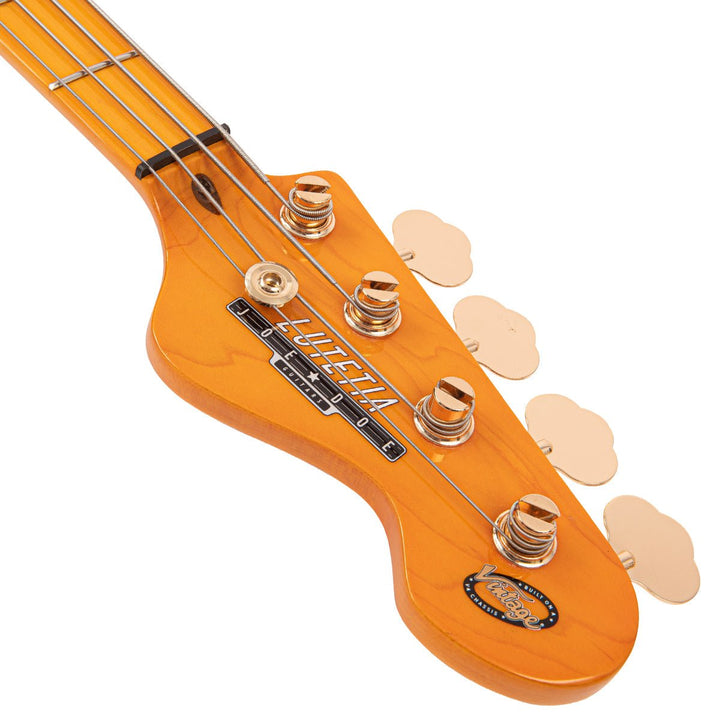 Joe Doe 'Lutetia' Bass Guitar by Vintage ~ Blackburst with Case - Ev - Entz Music
